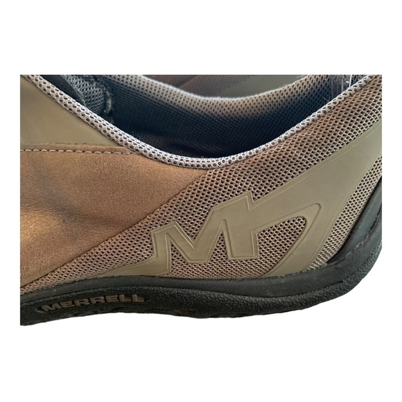 Merrell sz 10 Enlighten Shine Brown Leather Hiking Walking Shoes Ladies' - Picture 3 of 11